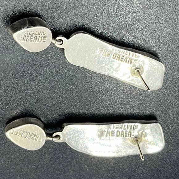 Margaret Thurman 925 The Dreamer Baroque Pearl Amethyst Teardrop Dangle Earring - Picture 6 of 11